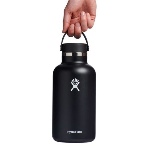 HYDRO FLASK 64OZ WIDE MOUTH 2.0 FLEX CAP SU24 BLACK