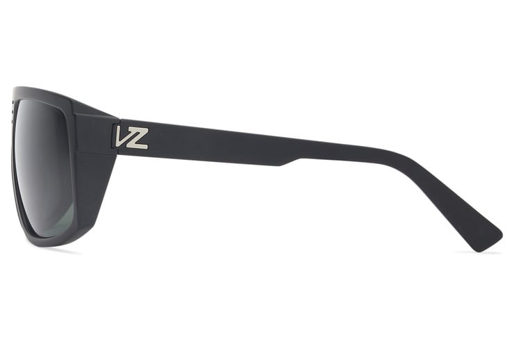 VONZIPPER QUAZZI BLACK SATIN SUNGLASSES/ GRY LENS