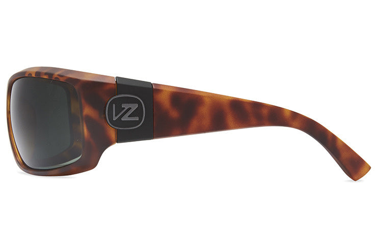 VONZIPPER CLUTCH VINTAGE TORT SATIN SUNGLASSES w/ VINTAGE GRY LENS