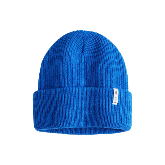2026 AUTUMN YOUTH SOLID BEANIE COBALT BLUE