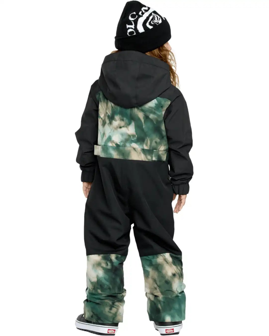 2026 VOLCOM LITTLE KIDS FLURRY ONE PIECE SNOWSUIT SHAMROCK HEATHER
