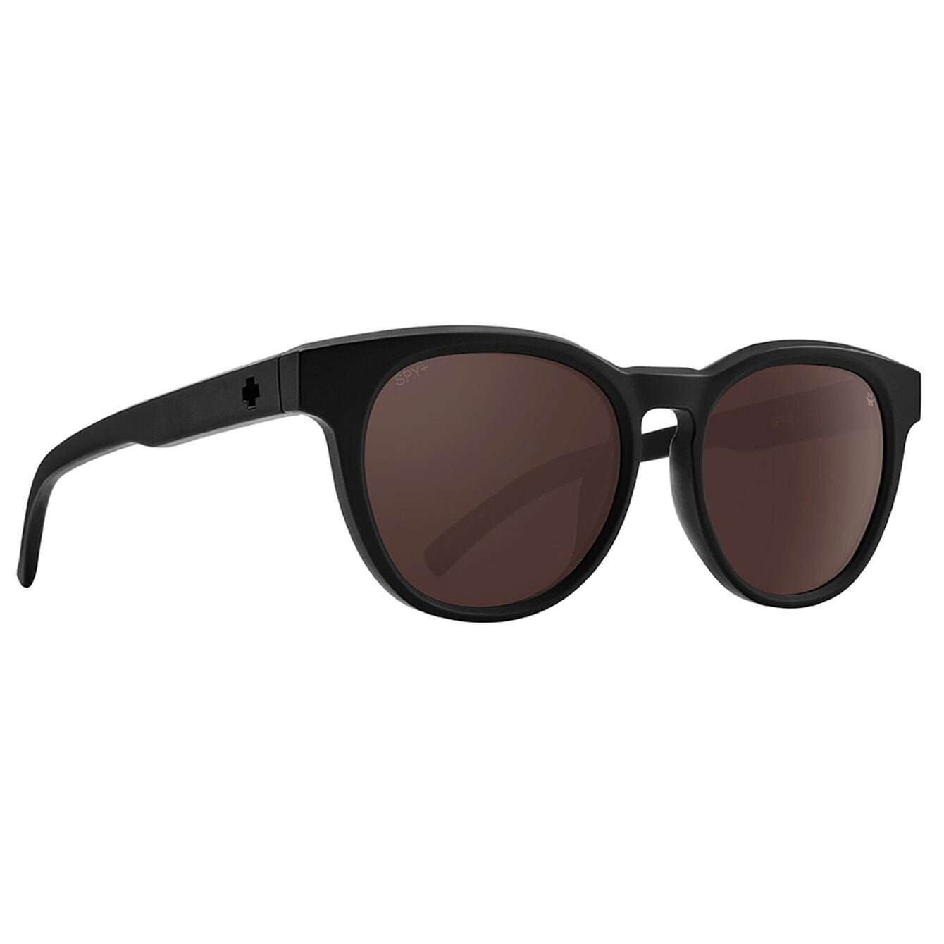 SPY CEDROS MATTE BLACK SUNGLASSES w/ HAPPY BRONZE