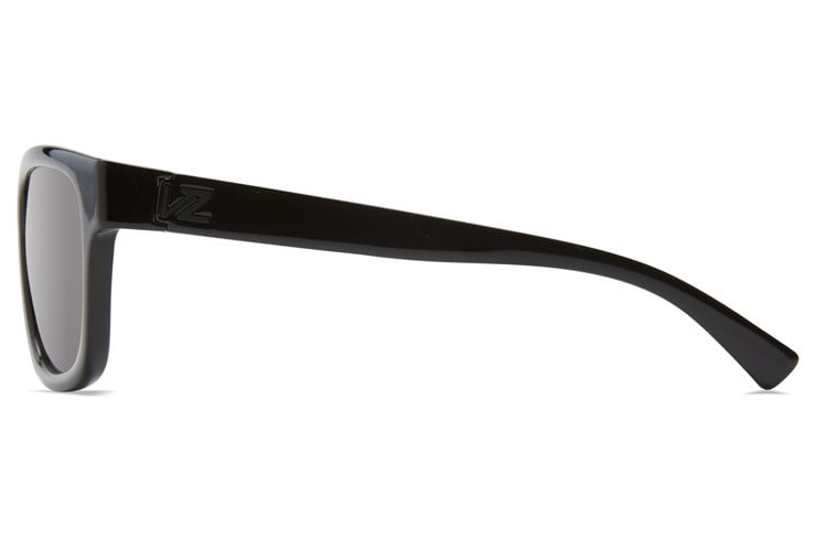 VONZIPPER APPROACH BLACK GLOSS SUNGLASSES w/ GRY LENS