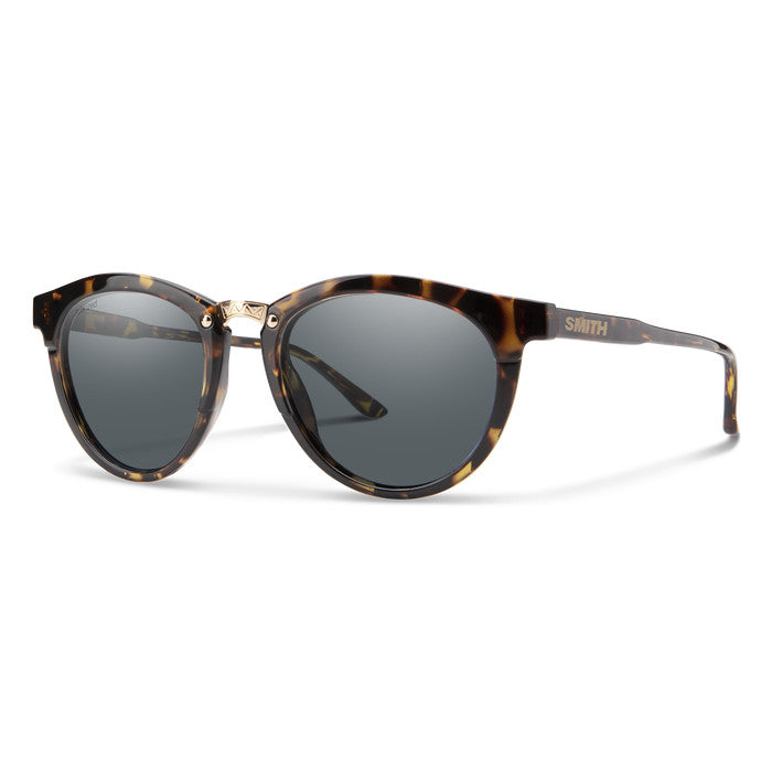 SMITH QUESTA VINTAGE TORT SUNGLASSES w/PC PLR GREY
