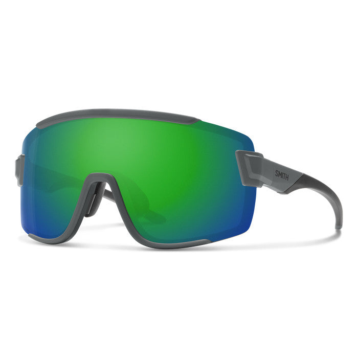 SMITH WILDCAT MATTE CMT SUNGLASSES W/PC GRN MIR