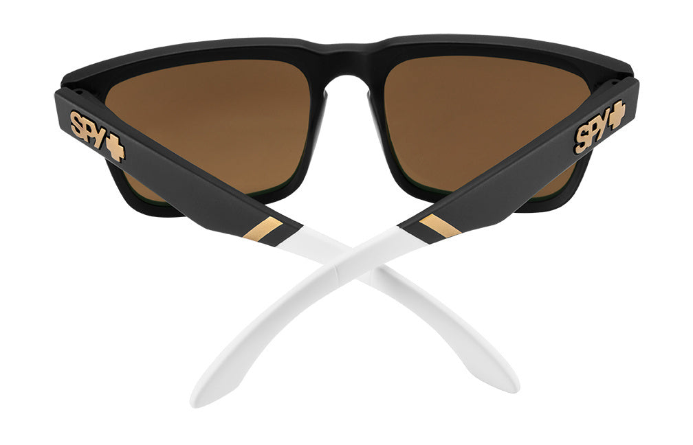 SPY HELM SPY PLUS TOM WALLISCH SUNGLASSES w/ HAPPY BRNZ GOLD SPEC MRR