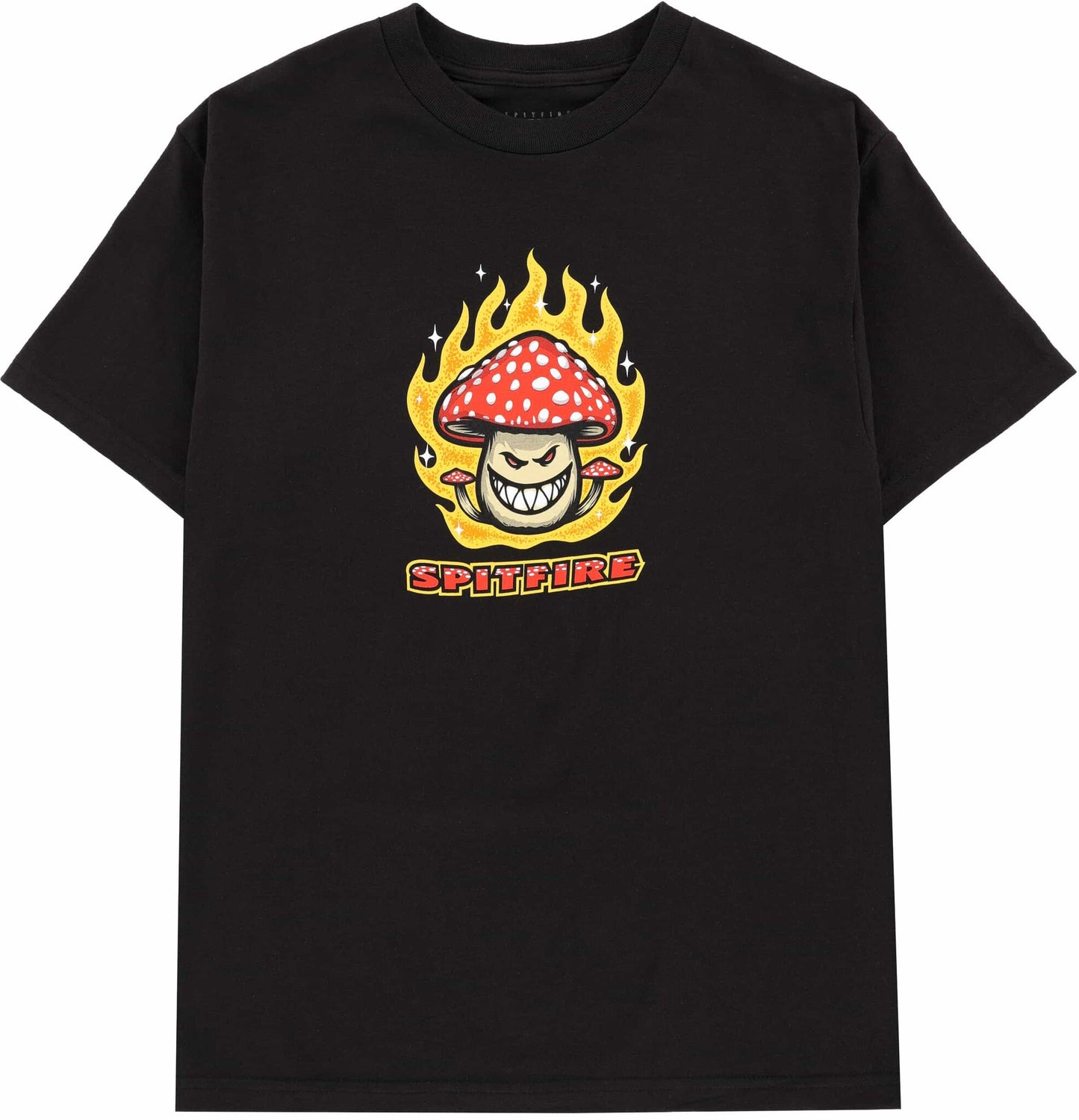 SPITFIRE MENS MUSHROOM BIGHEAD SS TEE HO25 BLK/RED
