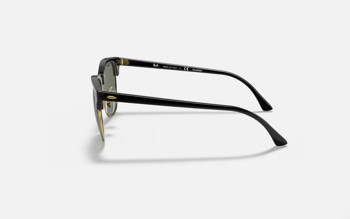 RAY-BAN CLUBMASTER SUNGLASSES BLACK w/G-15 GREEN
