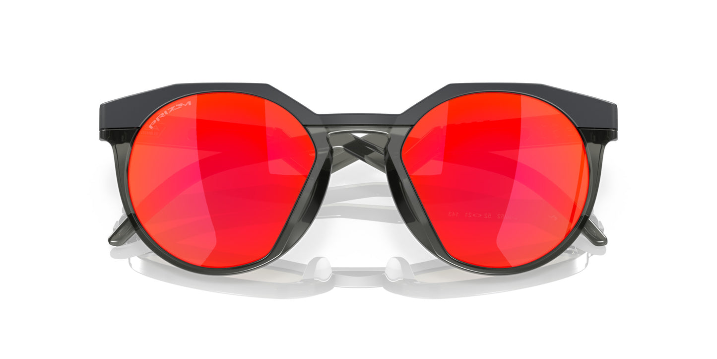PLX OAKLEY HSTN MATTE CARBON SUNGLASSES w/ PRIZM RUBY LENS