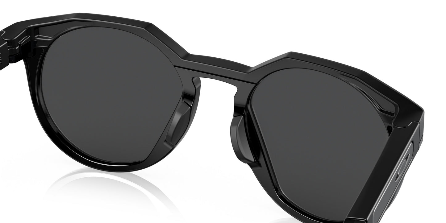 OAKLEY HSTN MATTE BLACK/POLISHED BLACK SUNGLASSES w/PRIZM BLACK