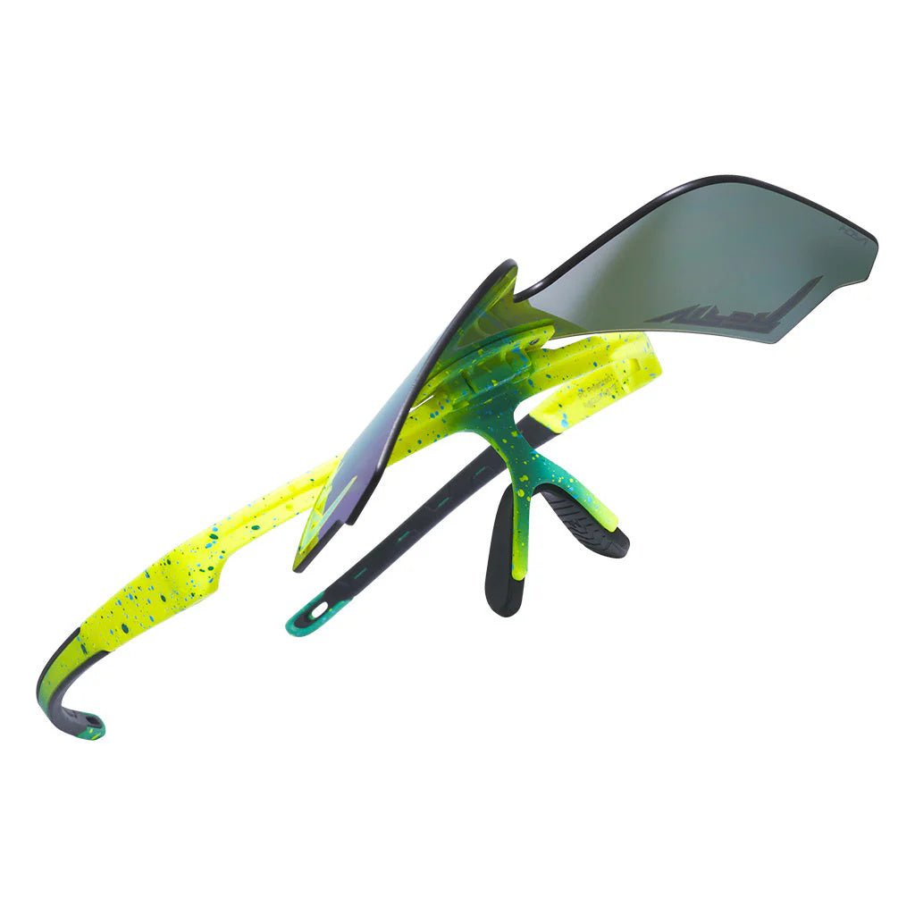 PIT VIPER THE FLIP-OFFS REC SUNGLASSES w/HDPV POLAR BLUE/GREEN