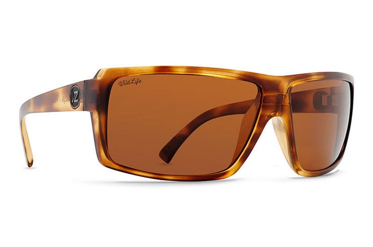 VONZIPPER SNARK TORT SUNGLASSES w/ WLD BRNZ PLR LENS