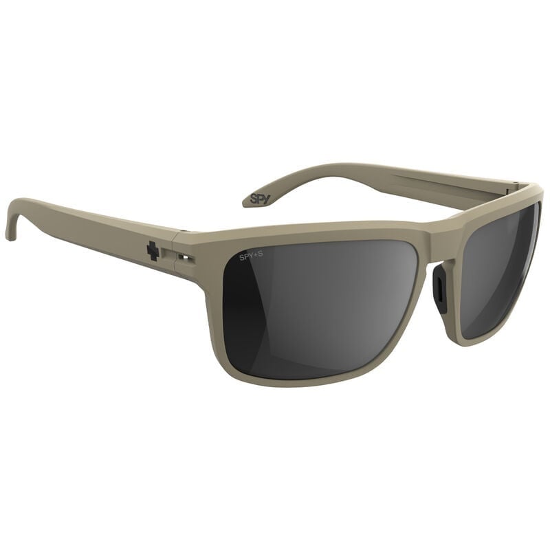 SPY REGION XL ANSI MATTE SAND SUNGLASSES w/ HAPPY GRY PLR