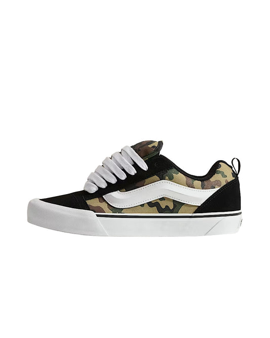 VANS MENS KNU SKOOL SHOES FA25 (YJ7) CAMO BLACK/GREEN