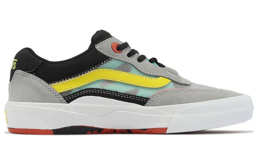 VANS MENS SKATE WAYVEE SHOE LUCID GREY/BLAZING YELLOW SP22
