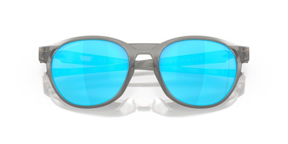 OAKLEY REEDMACE MATTE GRY INK SUNGLASSES w/ PRIZM SAPPHIRE LENS