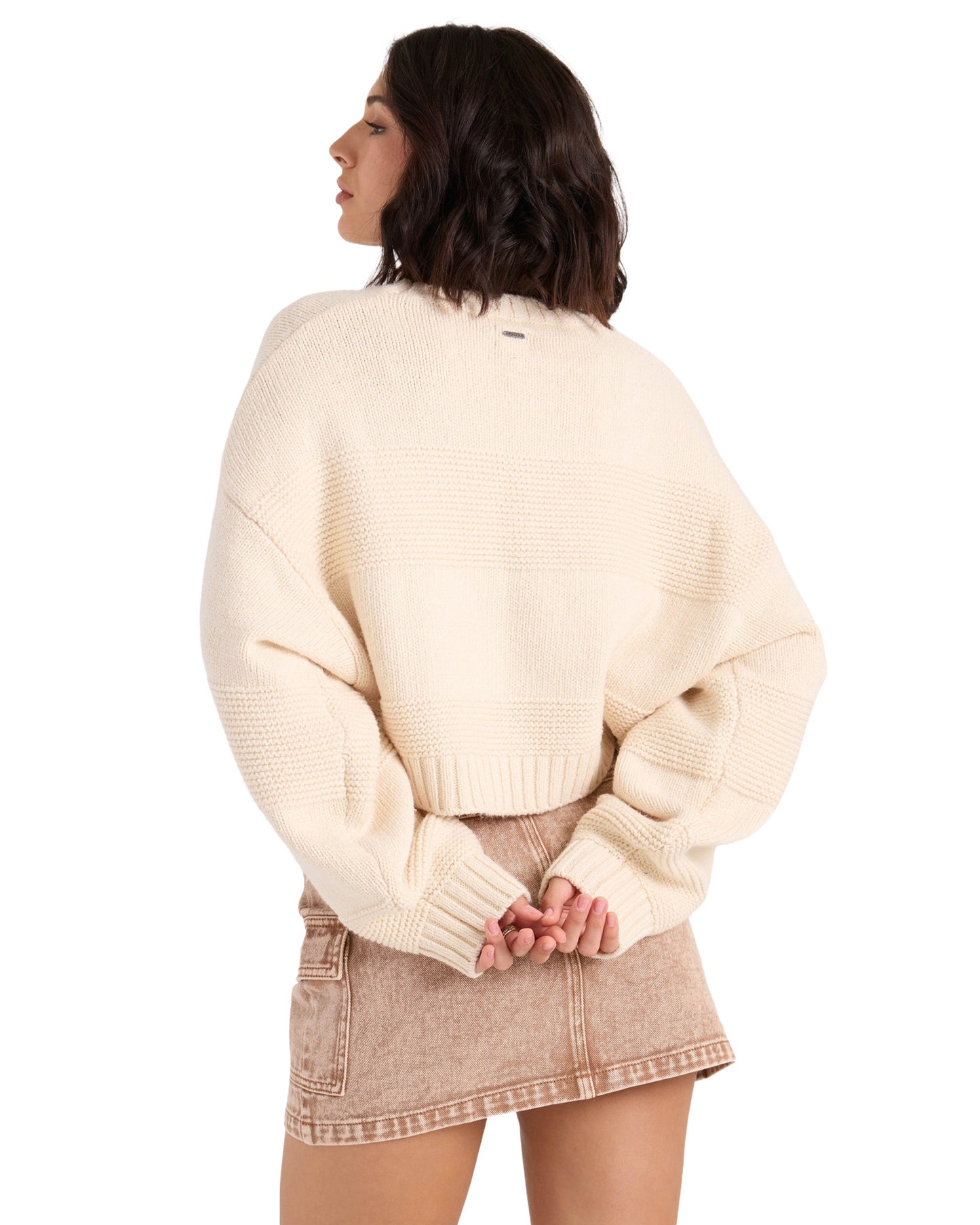 VOLCOM WMNS DAYZ LIKE THIS SWEATER SP26 (VWH) VINTAGE WHITE