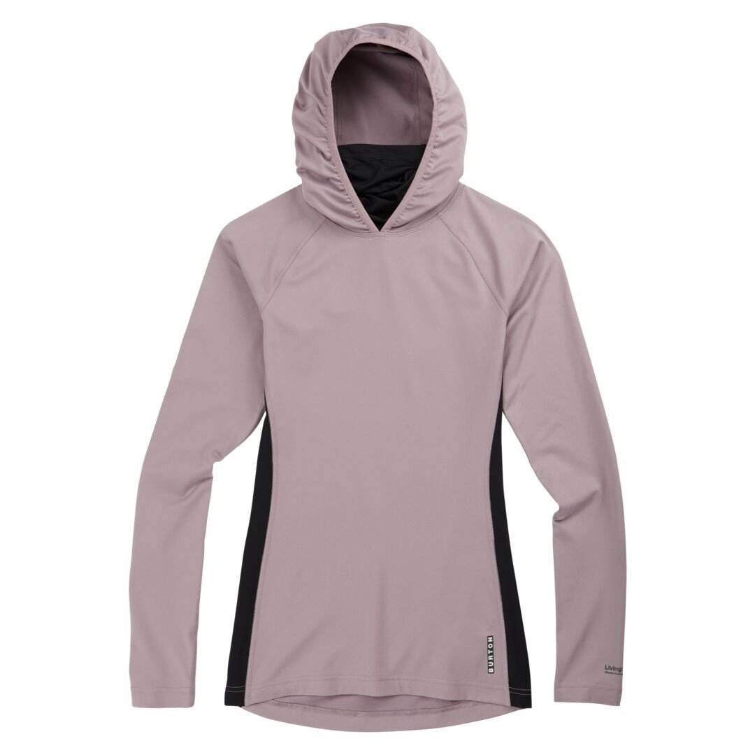 2023 BURTON WMNS MIDWEIGHT X LONG NECK BASE LAYER HOODY ELDERBERRY
