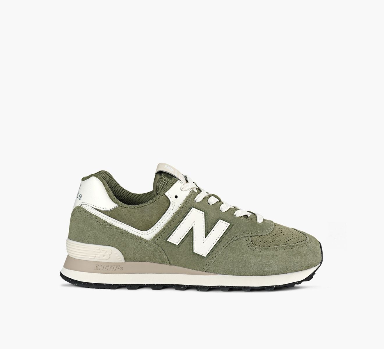 NEW BALANCE MENS 574 CORE SHOE SP25 (GCE) GREEN/WHITE