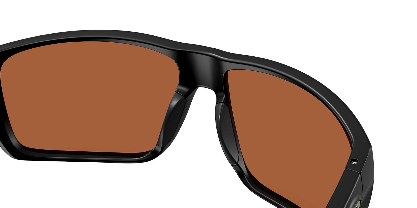 COSTA FLY LINE SUNGLASSES MATTE BLACK w/GREEN MIRROR