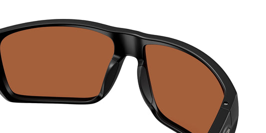 COSTA FLY LINE SUNGLASSES MATTE BLACK w/GREEN MIRROR