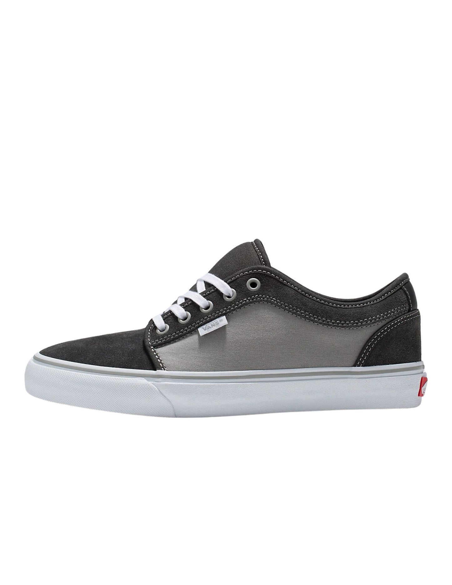 VANS MENS SKATE CHUKKA LOW SHOE SP23 DARK GREY/WHITE