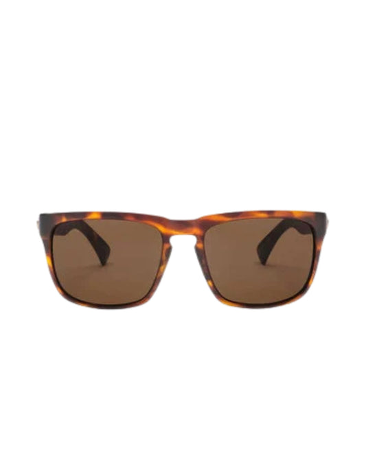ELECTRIC KNOXVILLE MATTE TORT SUNGLASSES w/ BRNZ LENS