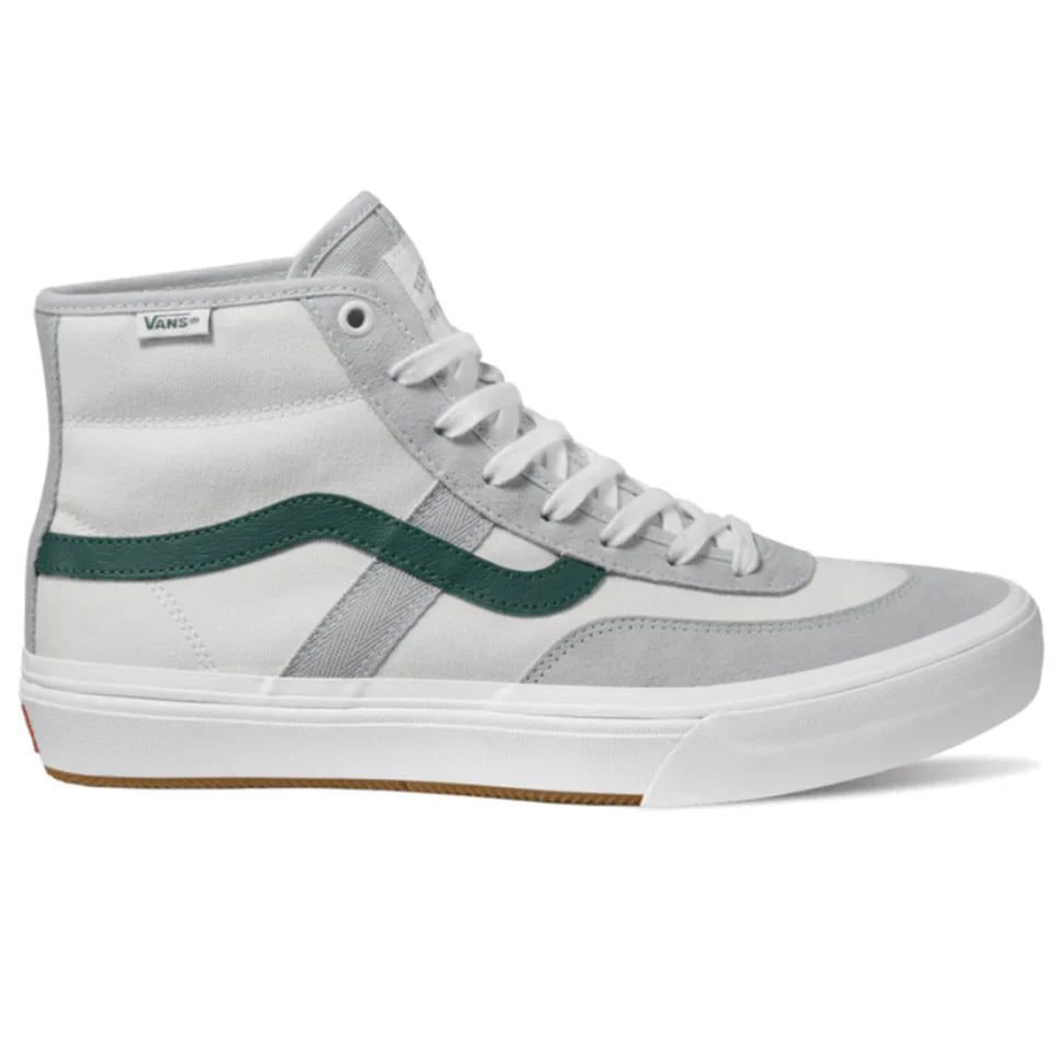 VANS MENS SKATE CROCKETT HIGH SHOE SP25 GREY/GREEN