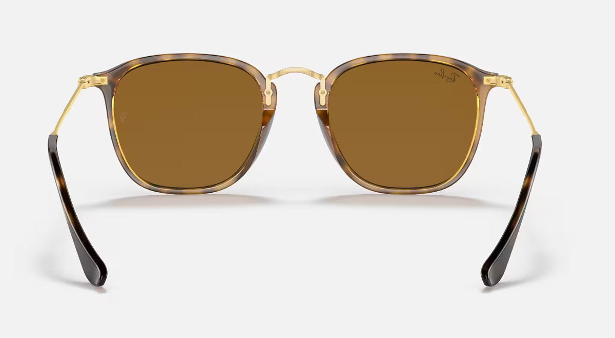 RAY-BAN RB2448 SUNGLASSES LIGHT HAVANA w/B-15 BROWN