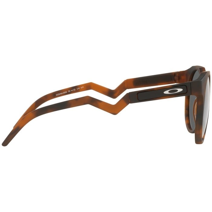 OAKLEY HSTN (52) MATTE BROWN TORT SUNGLASSES w/ PRIZM BLK PLR LENS