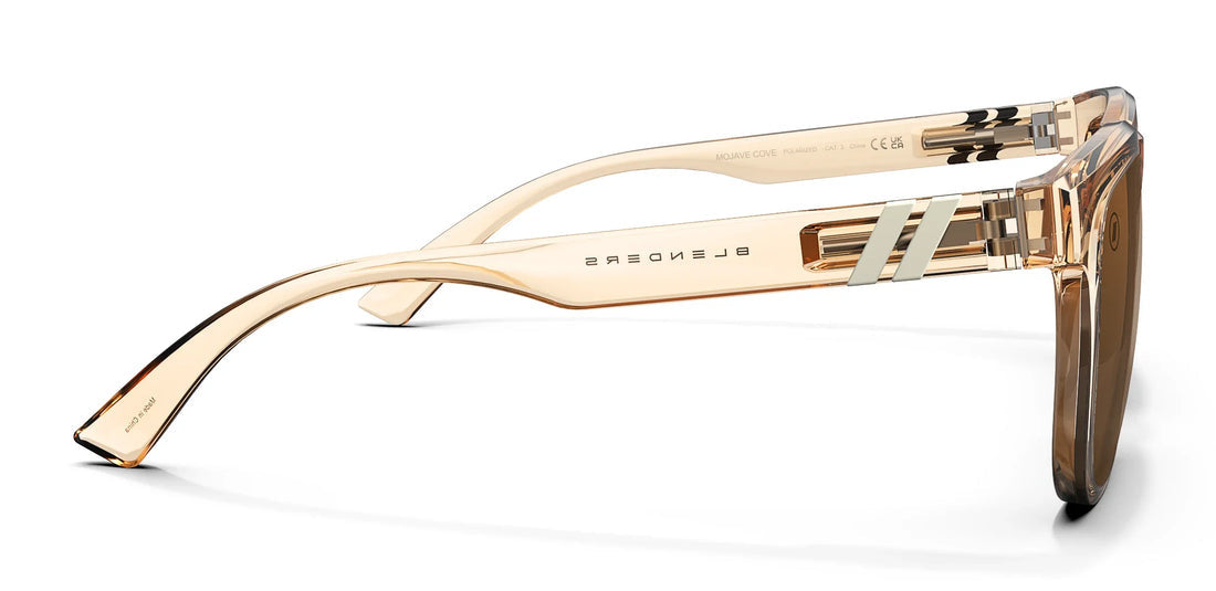 BLENDERS SENDER SUNGLASSES MOJAVE COVE w/ GLOSS CRYS TAN  / AMBER PC POL