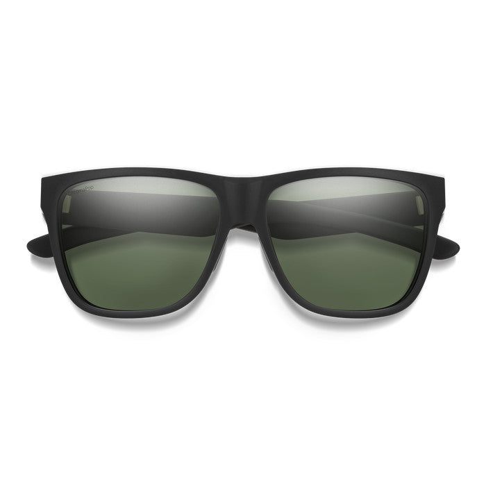 SMITH LOWDOWN XL 2 MATTE BLACK SUNGLASSES w/ CP GRY GRN