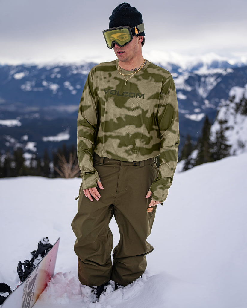 2025 VOLCOM V-SCIENCE BASE LAYER CREW CAMOUFLAGE