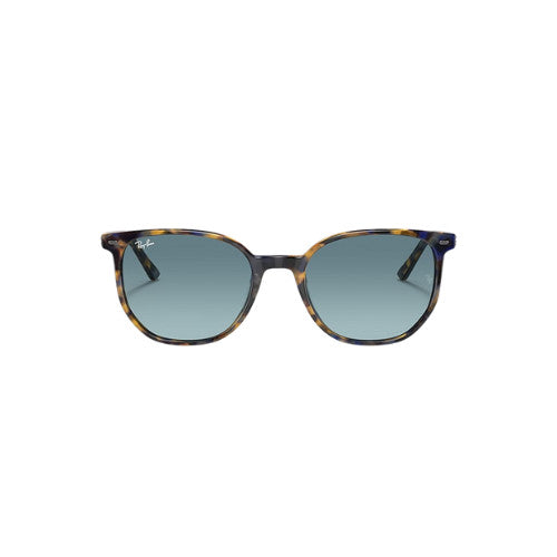 RAY-BAN ELLIOT SUNGLASSES YELLLOW AND BLUE HAVANA w/ BLU GRD GRY