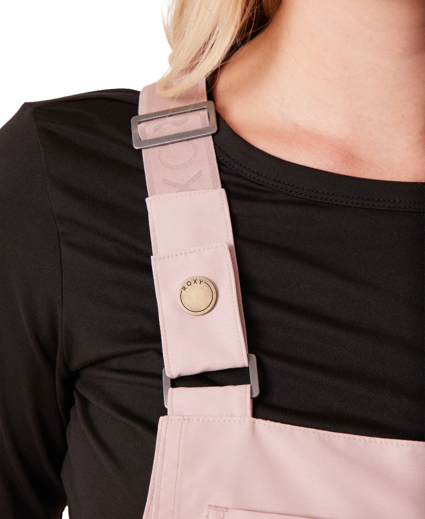 2026 ROXY WMNS RIDEOUT BIB ADOBE ROSE