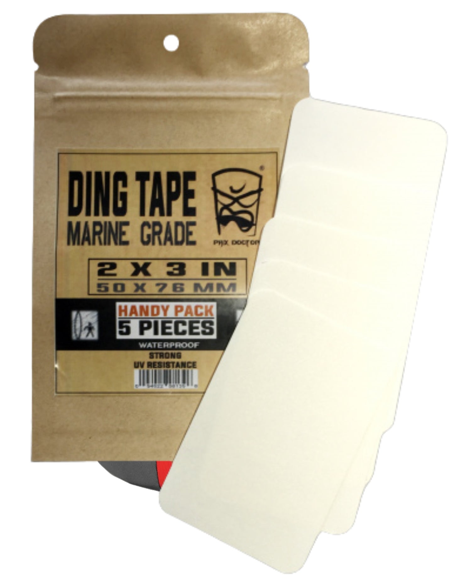 ONEKP 2021 OCEAN LINEAGE PHIX DOCTOR DING TAPE 2" X 3" 5PK