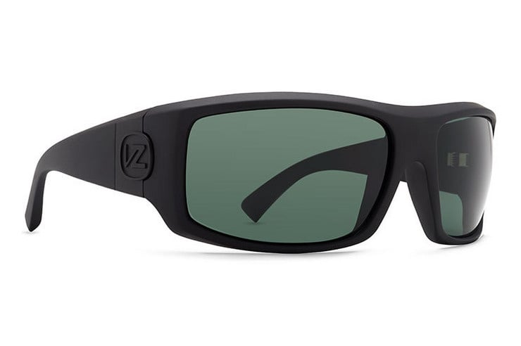 VONZIPPER CLUTCH SATIN BLACK SUNGLASSES w/ GRY LENS