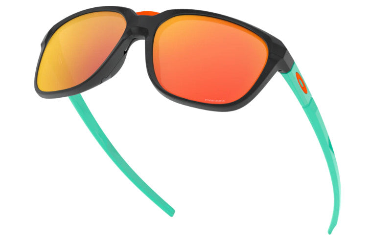 OAKLEY ANORAK MATTE BLK SUNGLASSES w/ PRIZM RUBY LENS