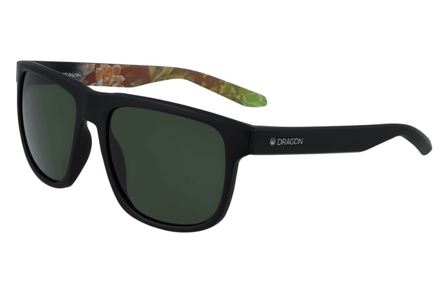 DRAGON SESH MATTE BLACK SUCCULENT SUNGLASSES w/ LL G15 LENS