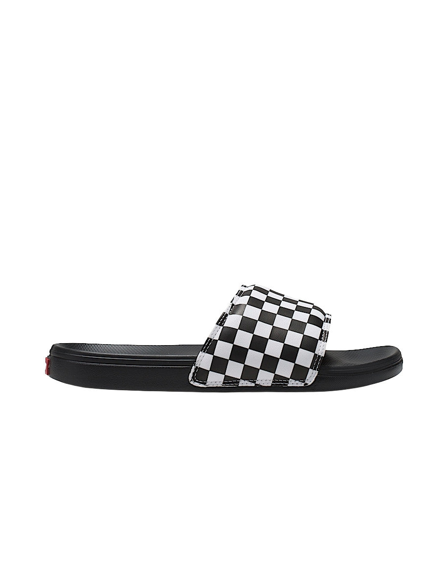 VANS MENS MTE LA COSTA SLIDE-ON SANDALS SU25 CHECKER WHITE BLACK