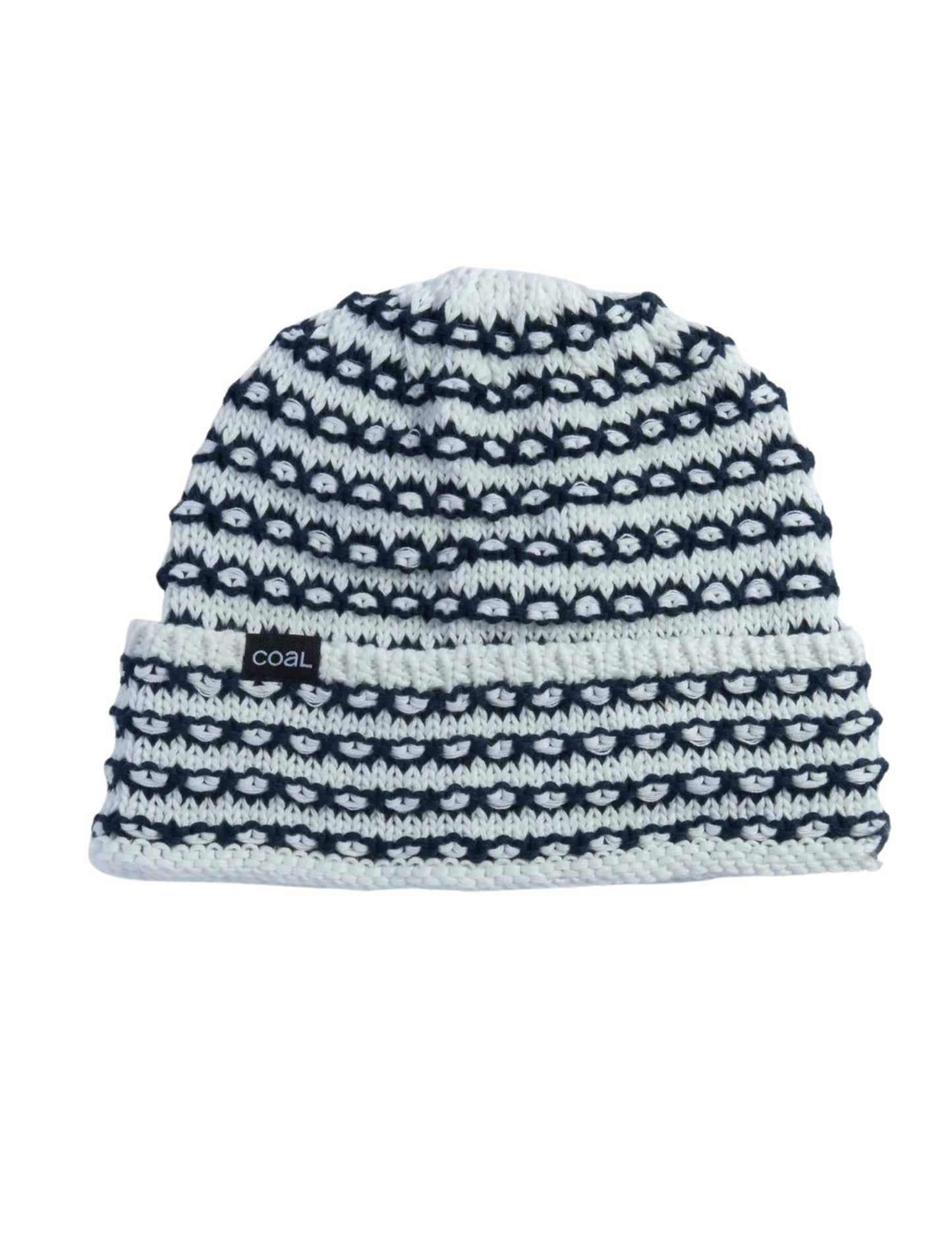 2025 COAL STRIA BEANIE OFF WHITE / NAVY