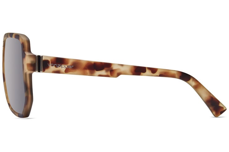 VONZIPPER ROLLER DUSTY TORT SUNGLASSES w/ GREY LENS