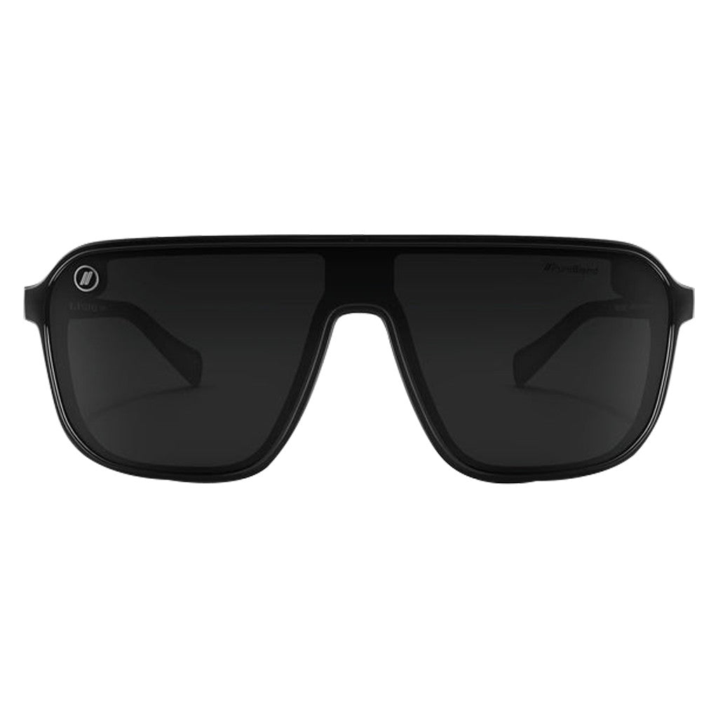 BLENDERS MEISTER X2 NIMBLE BEAST SUNGLASSES CRYS BLACK w/ SMOKE PLR LENS