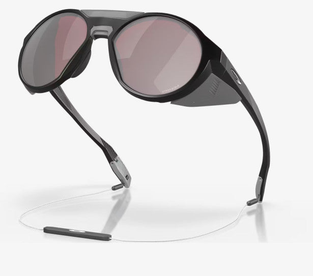 OAKLEY CLIFDEN BLK GRN PURP SPLAT SUNGLASSES w/ PRIZM GRY LENS