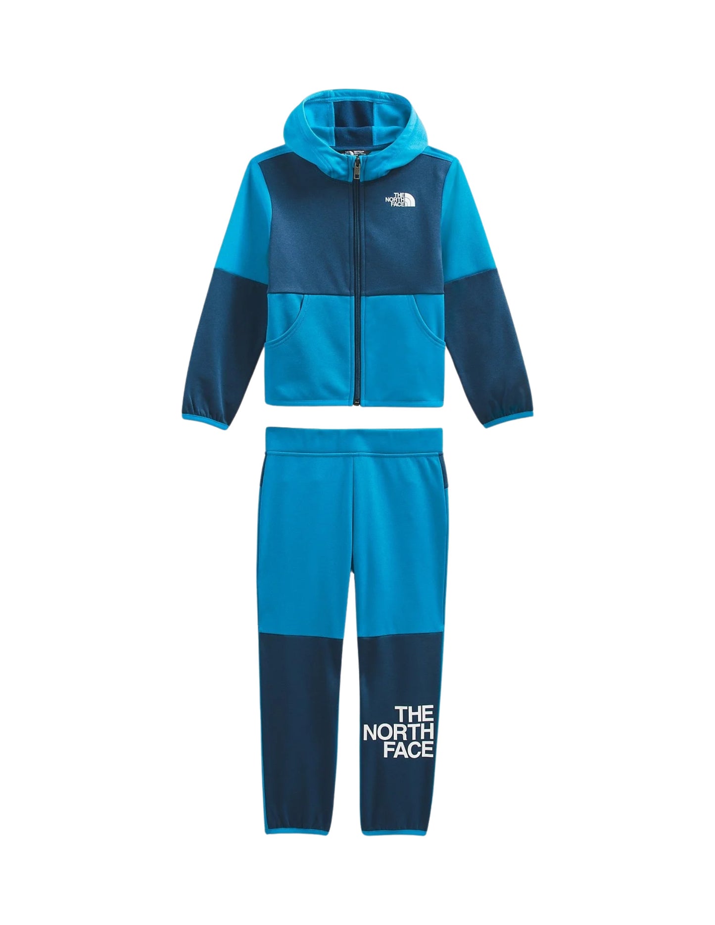 2023 TNF KIDS WINTER WARM FLEECE SET ACOUSTIC BLUE