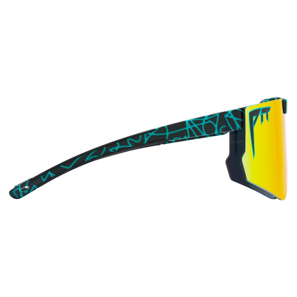 PIT VIPER THE FLIP-OFFS SUNGLASSES THE VOLTAGE w/PINK/PURPLE