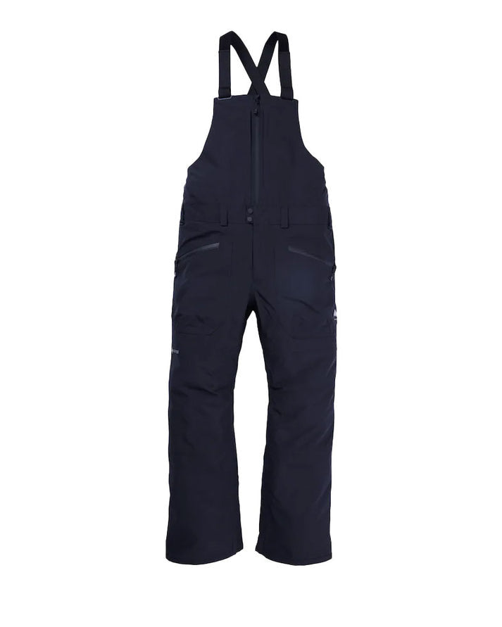 2025 BURTON RESERVE 2L BIB PANTS SHORT TRUE BLACK
