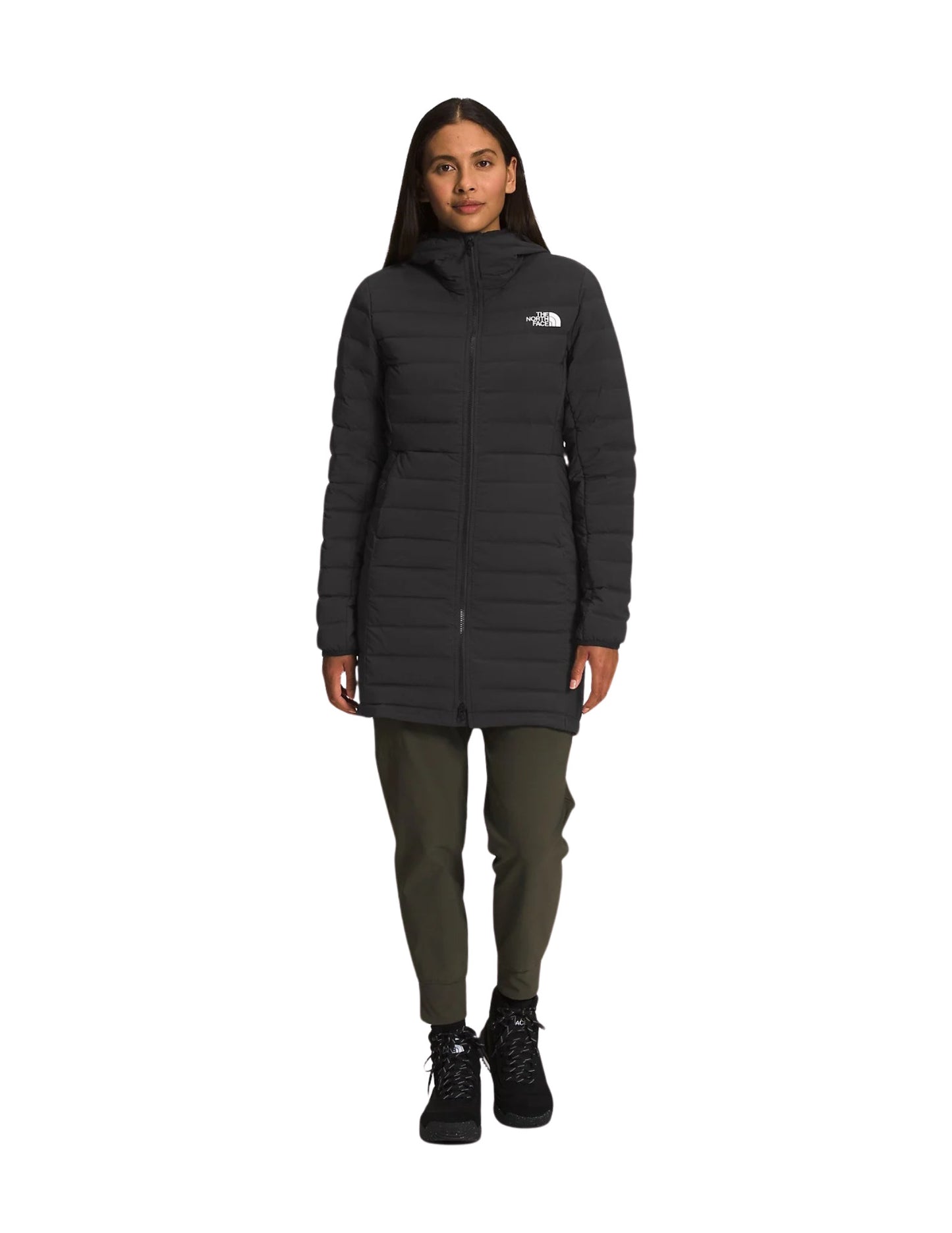 2023 TNF WMNS BELLEVIEW STRETCH DOWN HOOD BLACK