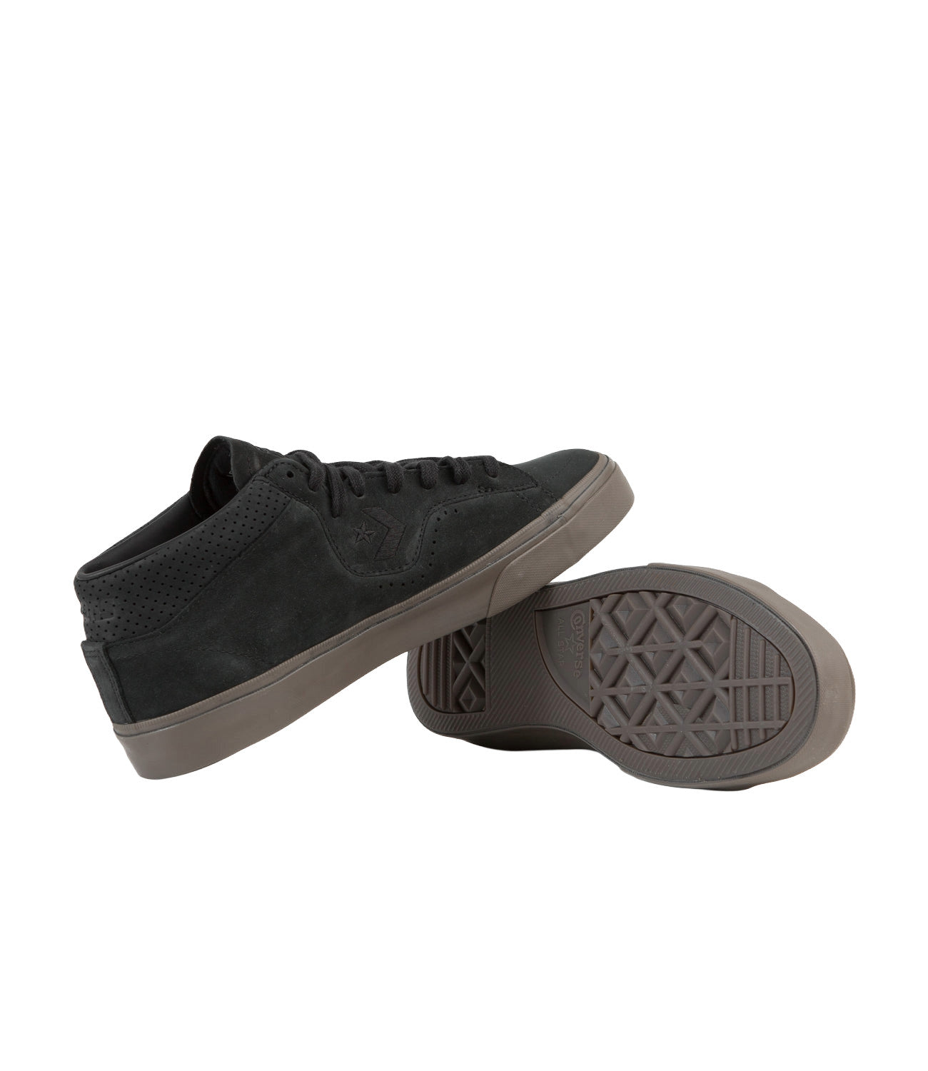 CONVERSE CONS MENS LOUIE LOPEZ PRO MID SHOE SP22 BLK/BLK/DRK MUSHROOM