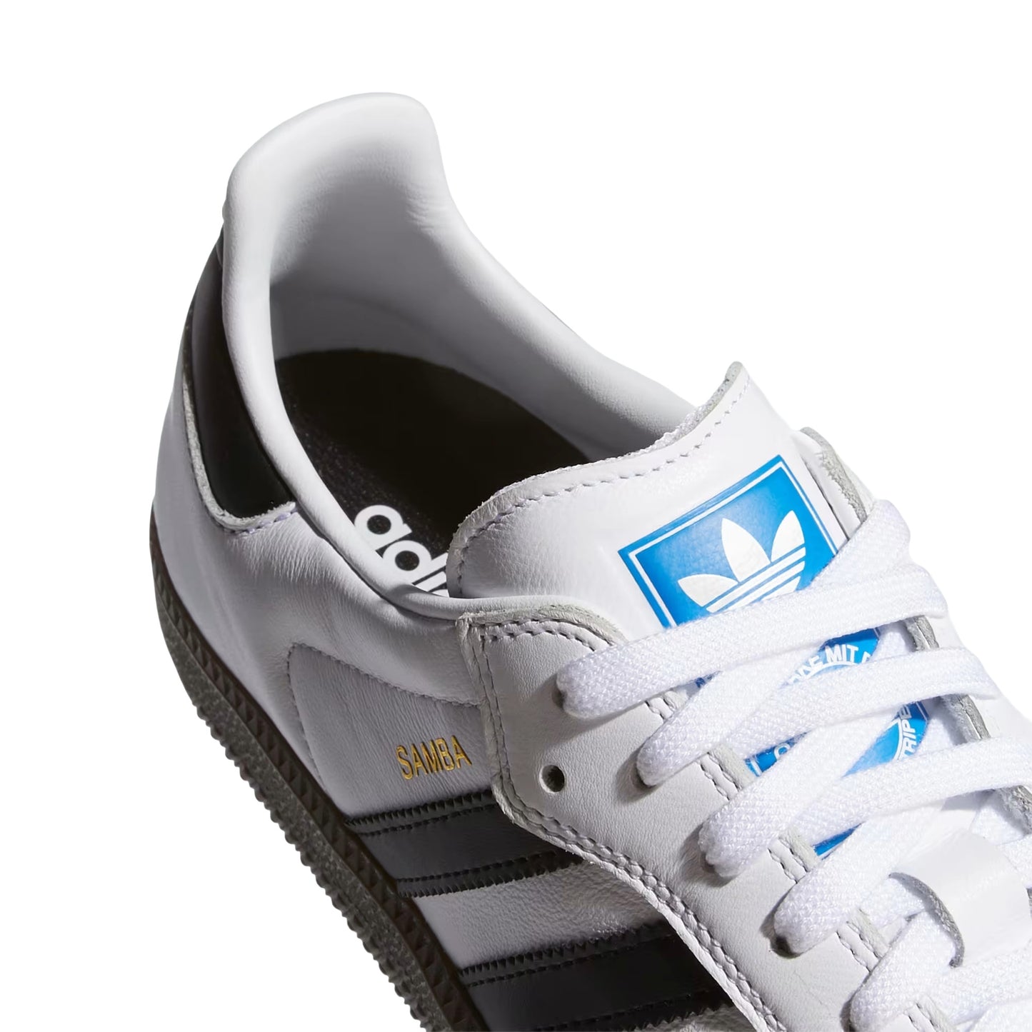 ADIDAS MENS SAMBA ADV  SHOES HO24 WHITE/BLACK/GUM